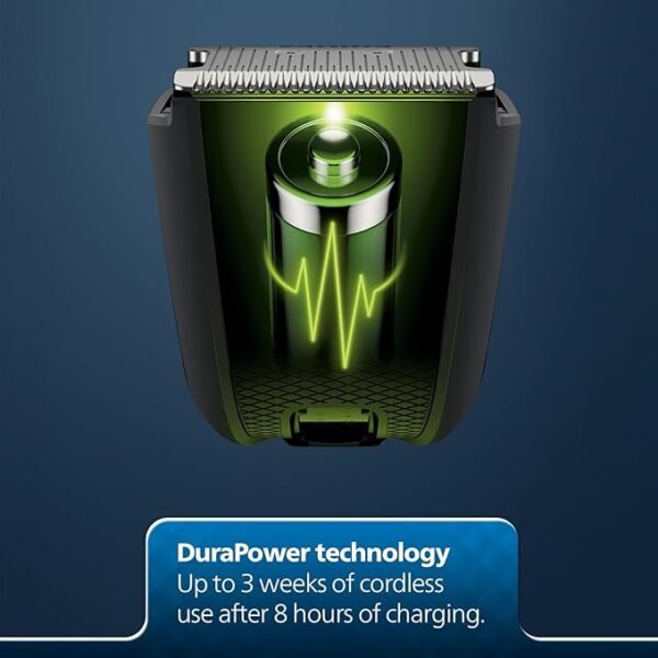 Philips Battery Powered SkinProtect Beard Trimmer for Men - Lasts 4x Longer, DuraPower Technology, Cordless Rechargeable with USB Charging, Charging Indicator, Travel Lock, No Oil Needed BT1232/18 - Image 5